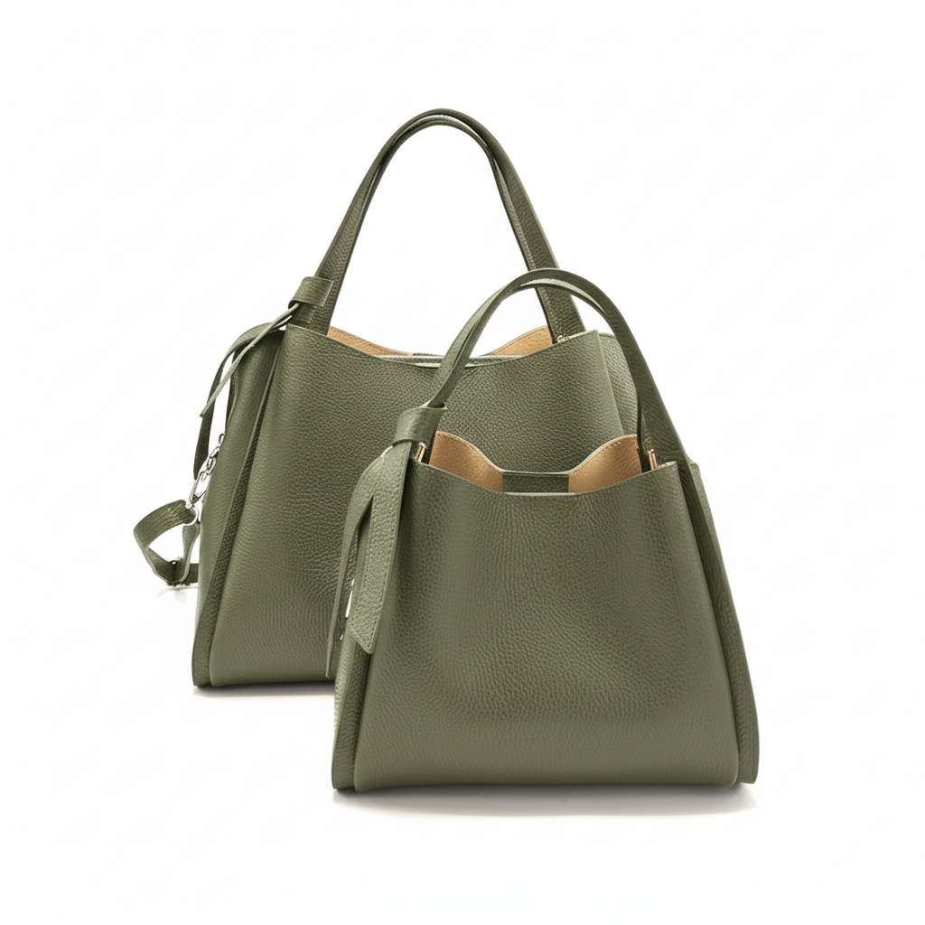Pienza - Italian Leather Tote Handbag