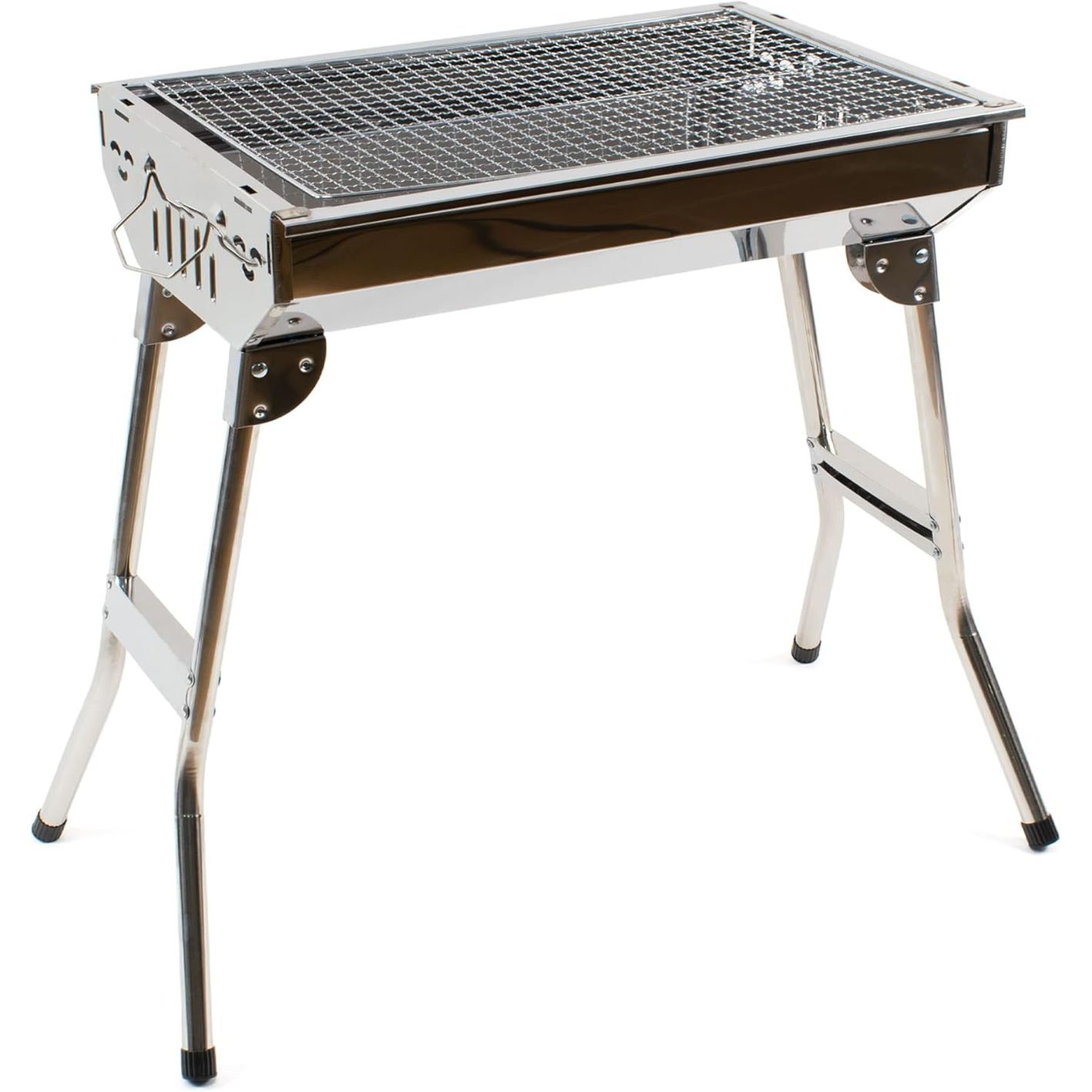 Mittelgroßer Holzkohlegrill mit klappbaren Beinen