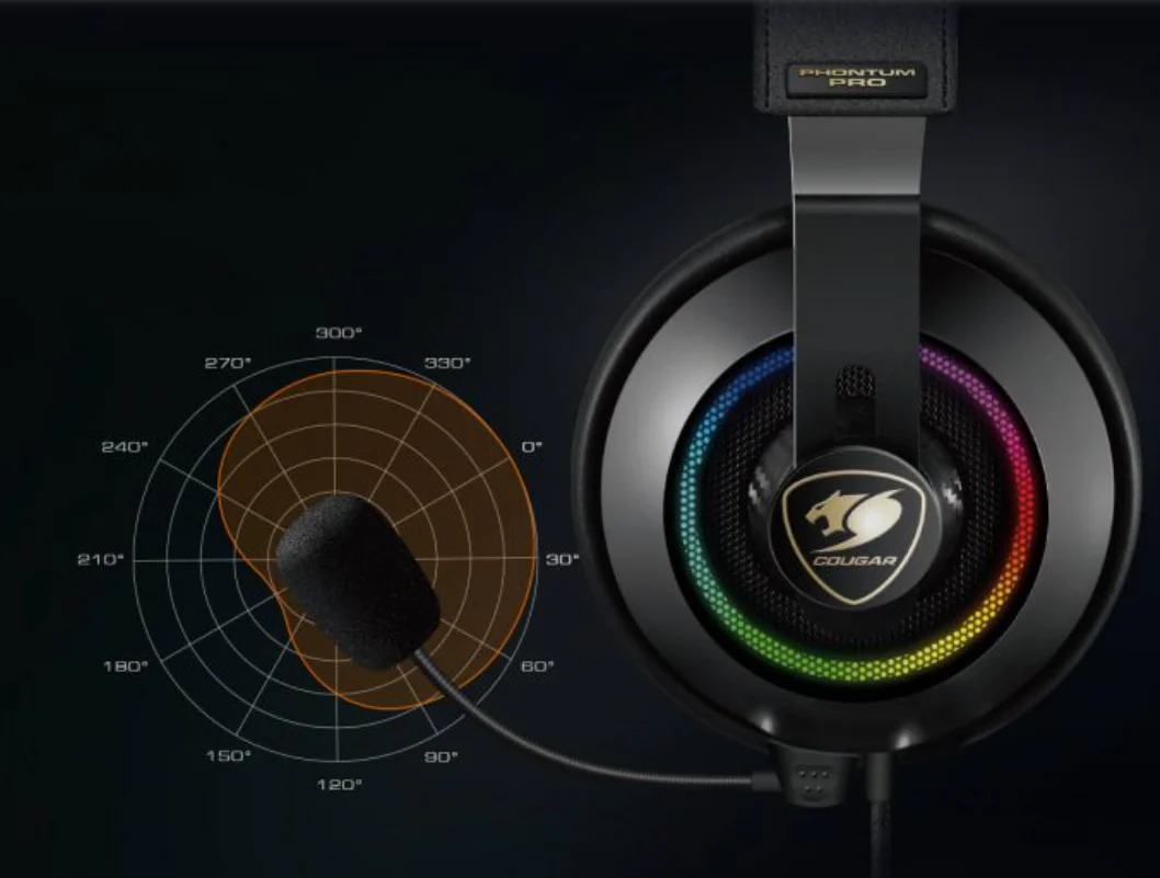 2025 Cougar Phontum Pro Prix USB 7.1 Gamer-hovedtelefoner – Multiplatform