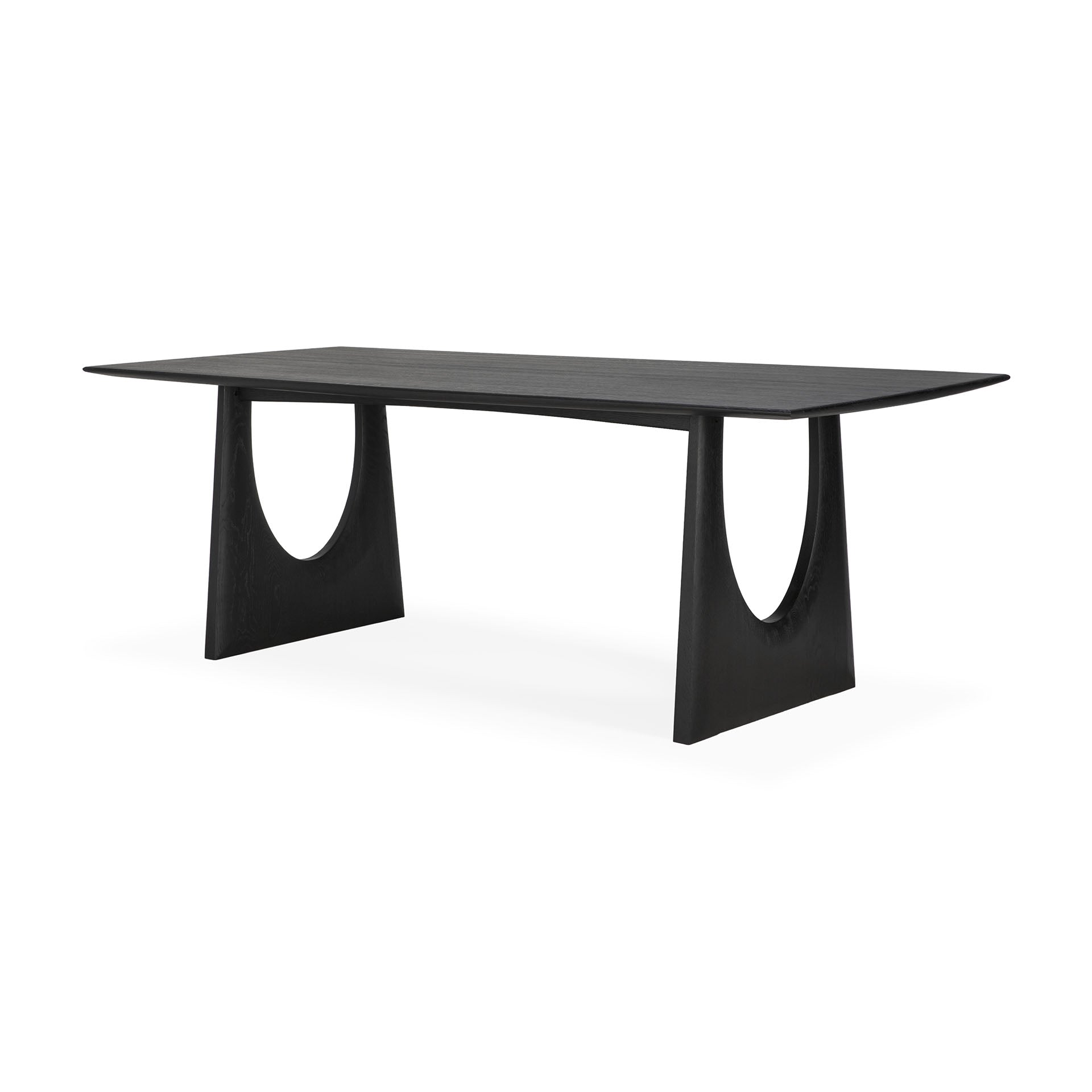 Mesa de comedor geométrica - Negra