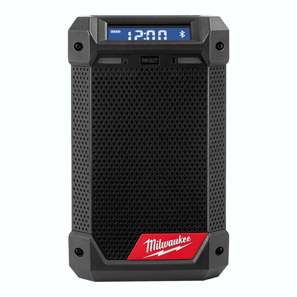 Milwaukee M12 12-volt trådløs entreprenørradio med Bluetooth/AM/FM og oplader 2951-20
