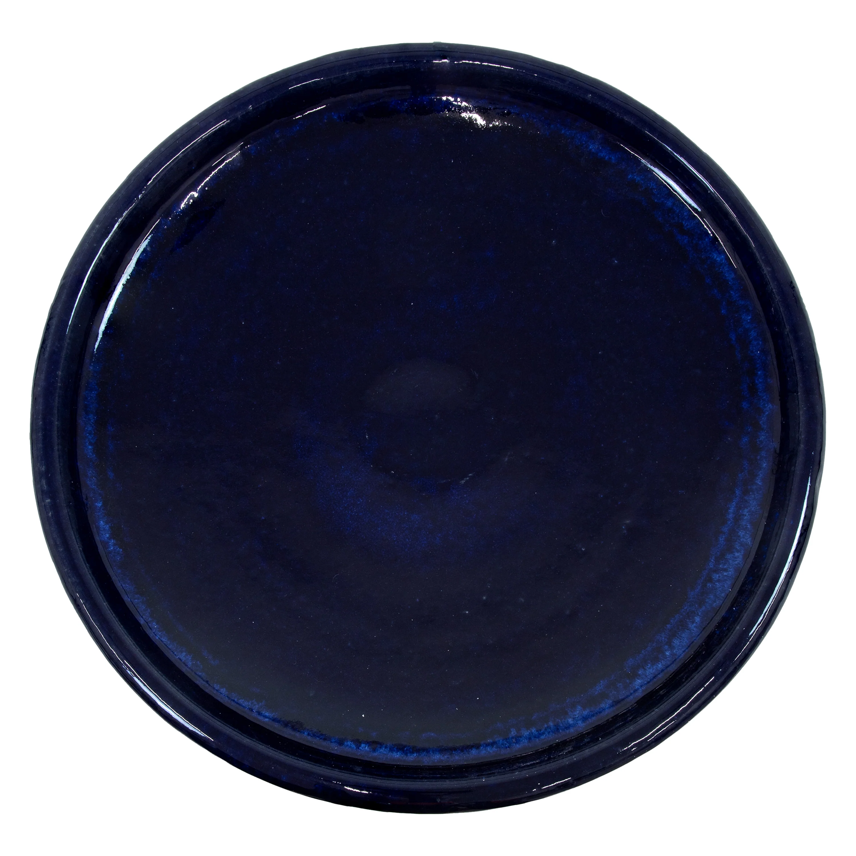 2025 Sunnydaze Tofarvet Glaseret Keramik Udendørs Fuglebad