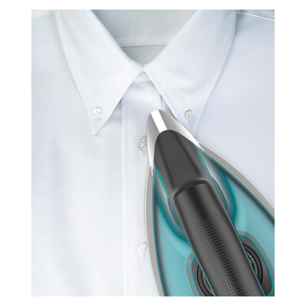 Rowenta DG762 Dampfbügelstation (2025) 2200 W 1,1 L Microsteam Microsteam 400 HD Lasersohle Schwarz/Blau