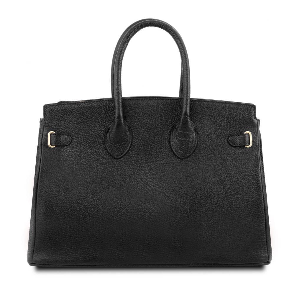 TL Bag - Leather handbag with golden hardware | TL141529