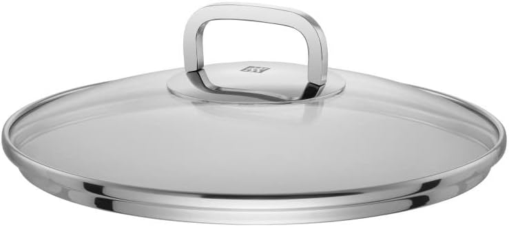 ZWILLING 5-delt køkkengrejsæt, 4 låg, egnet til induktion, rustfrit stål, passion, lys grå, diameter 16 cm, diameter 20 cm, diameter 24 cm, diameter 28 cm