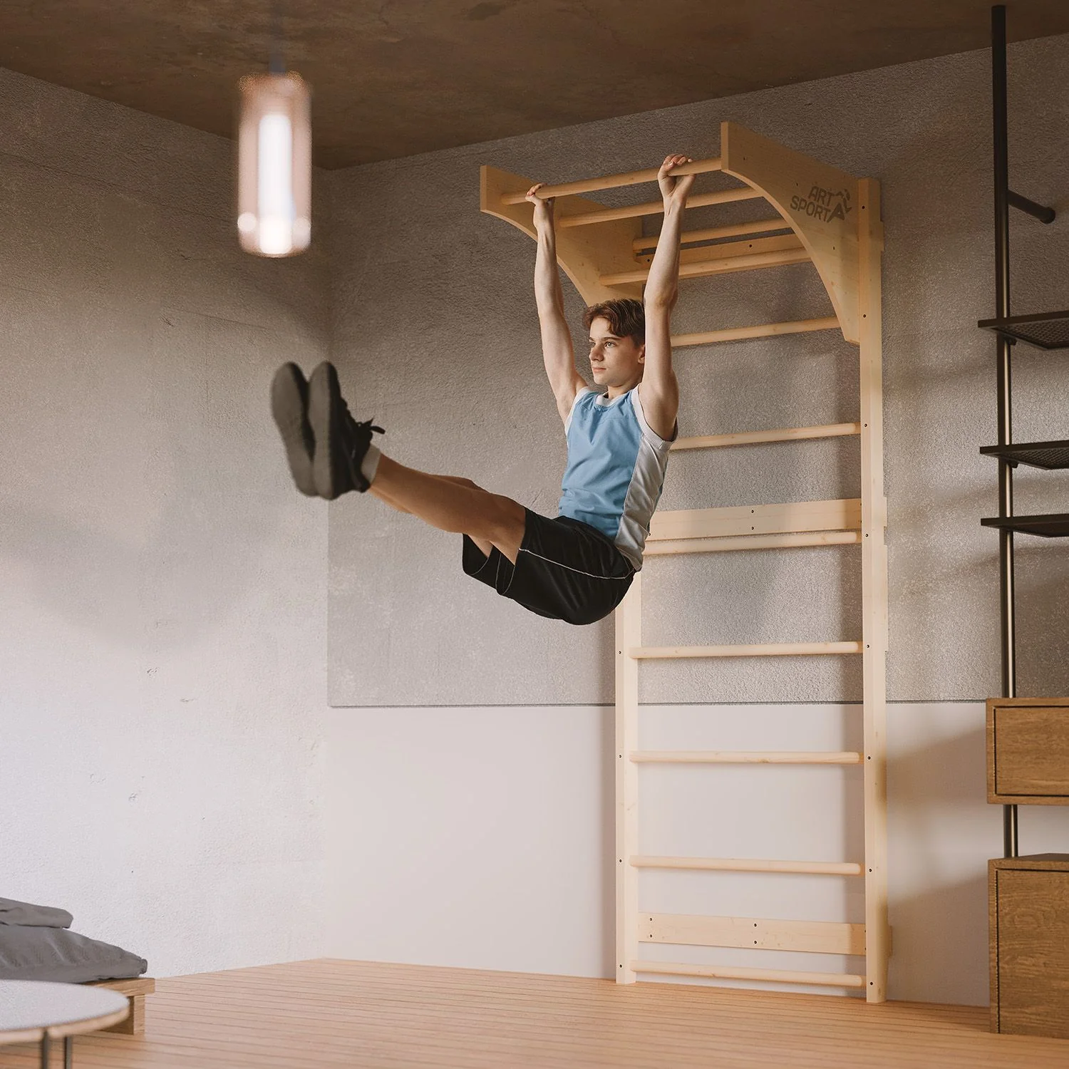 Barre d'escalade murale pour adultes 2025 – Entraînement fonctionnel à domicile