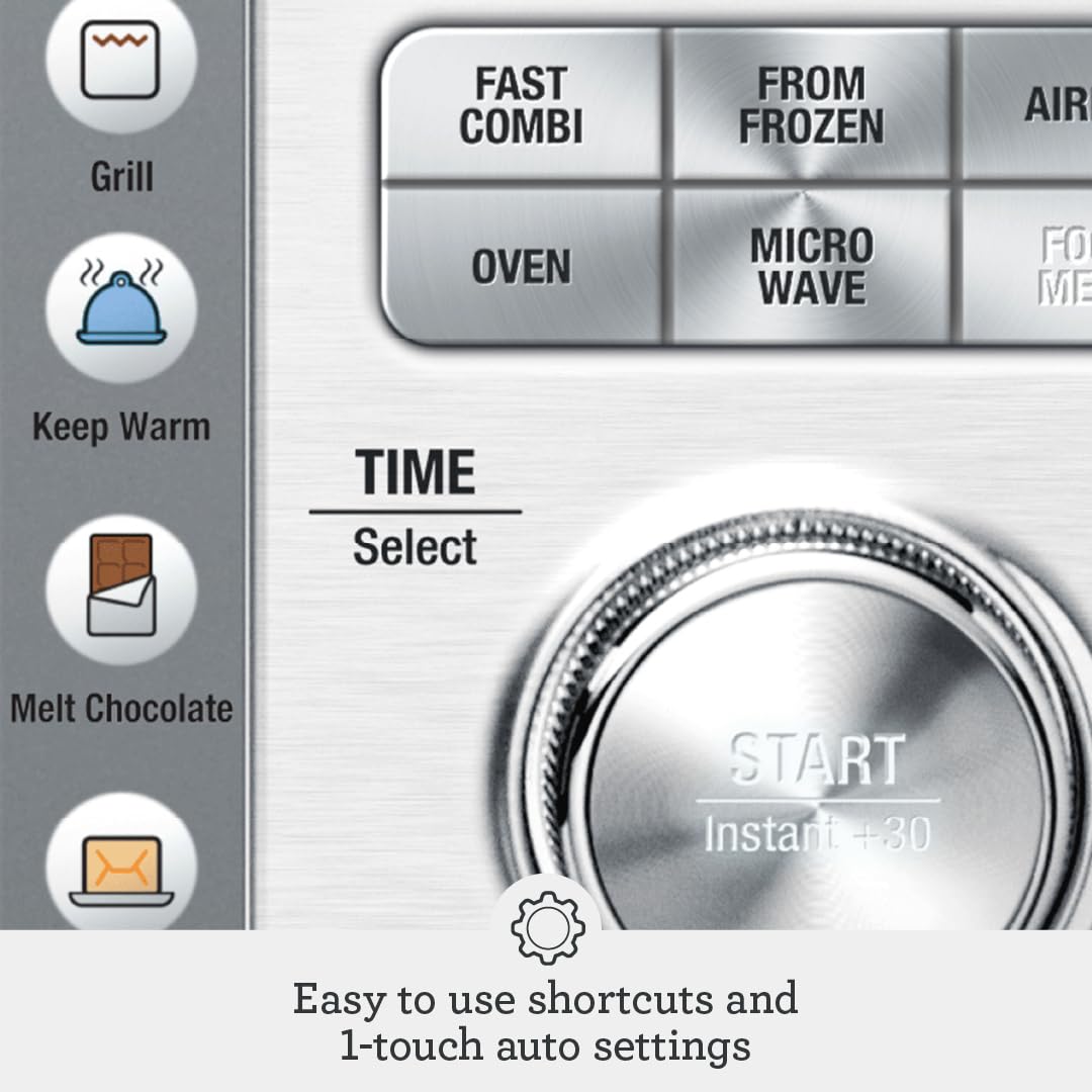 Grille-pain micro-ondes Breville en acier inoxydable 2025 BMO870BSS1BUC1