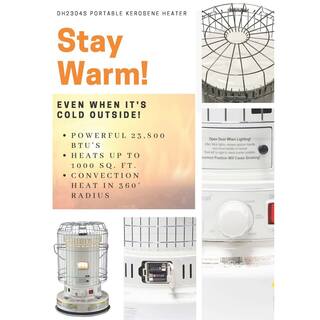 Bærbar petroleumskonvektionsvarmer – DuraHeat DH2304S