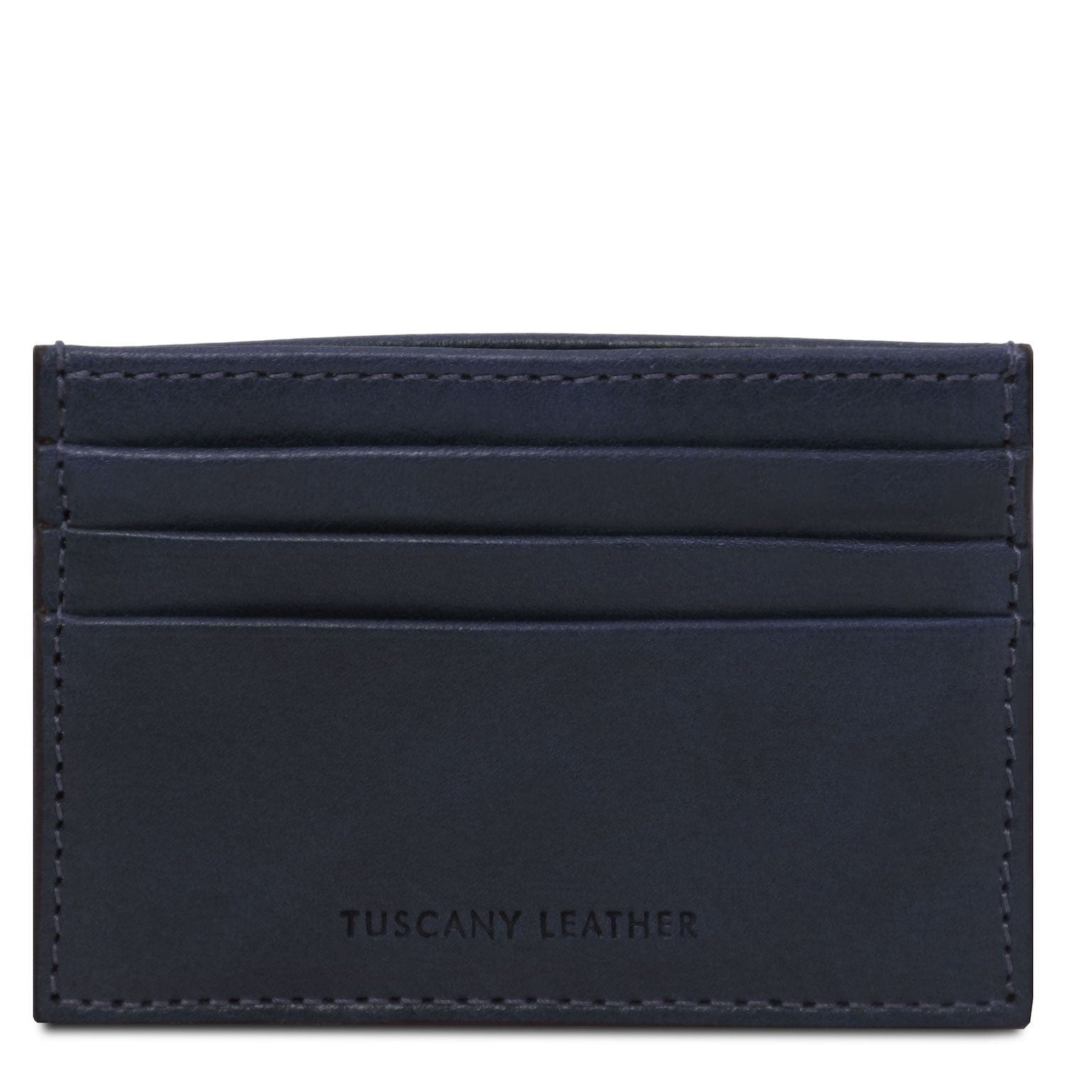 Leather card holder - 6 cards, smooth full-grain leather | TL142471