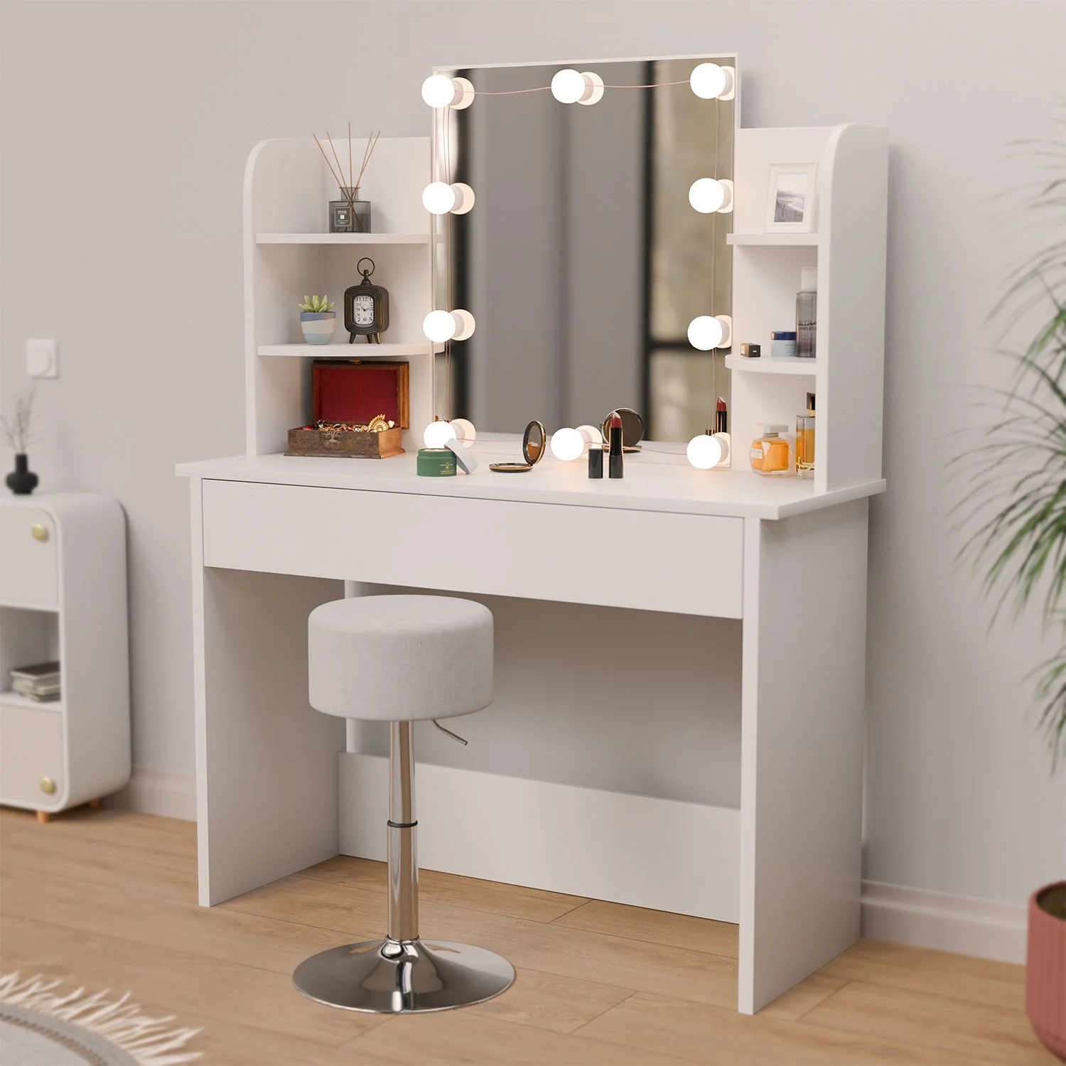 Coiffeuse Bella 2025 avec éclairage LED