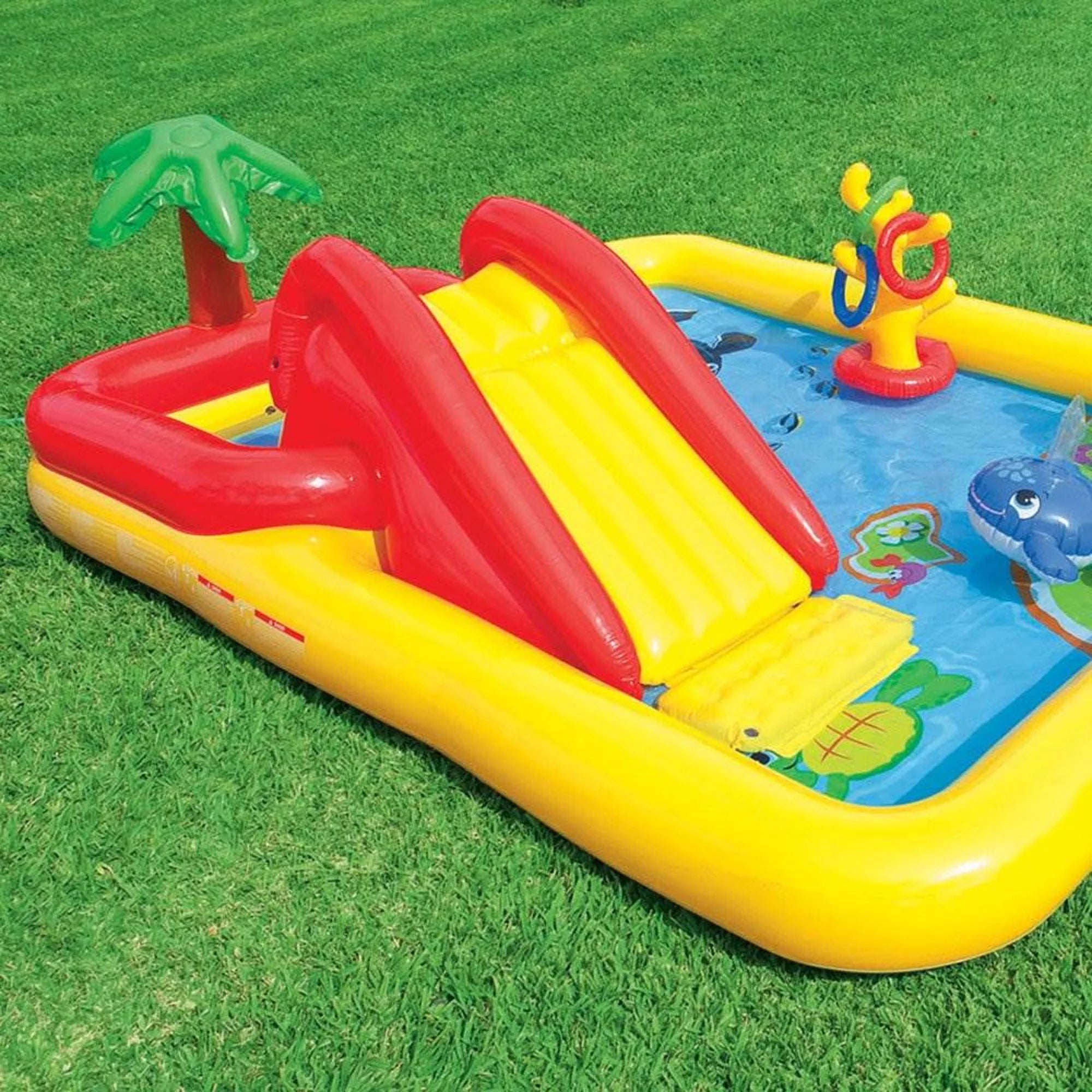 Piscine gonflable pour enfants Intex Dinoland et piscine gonflable pour enfants Ocean Backyard (édition 2025)