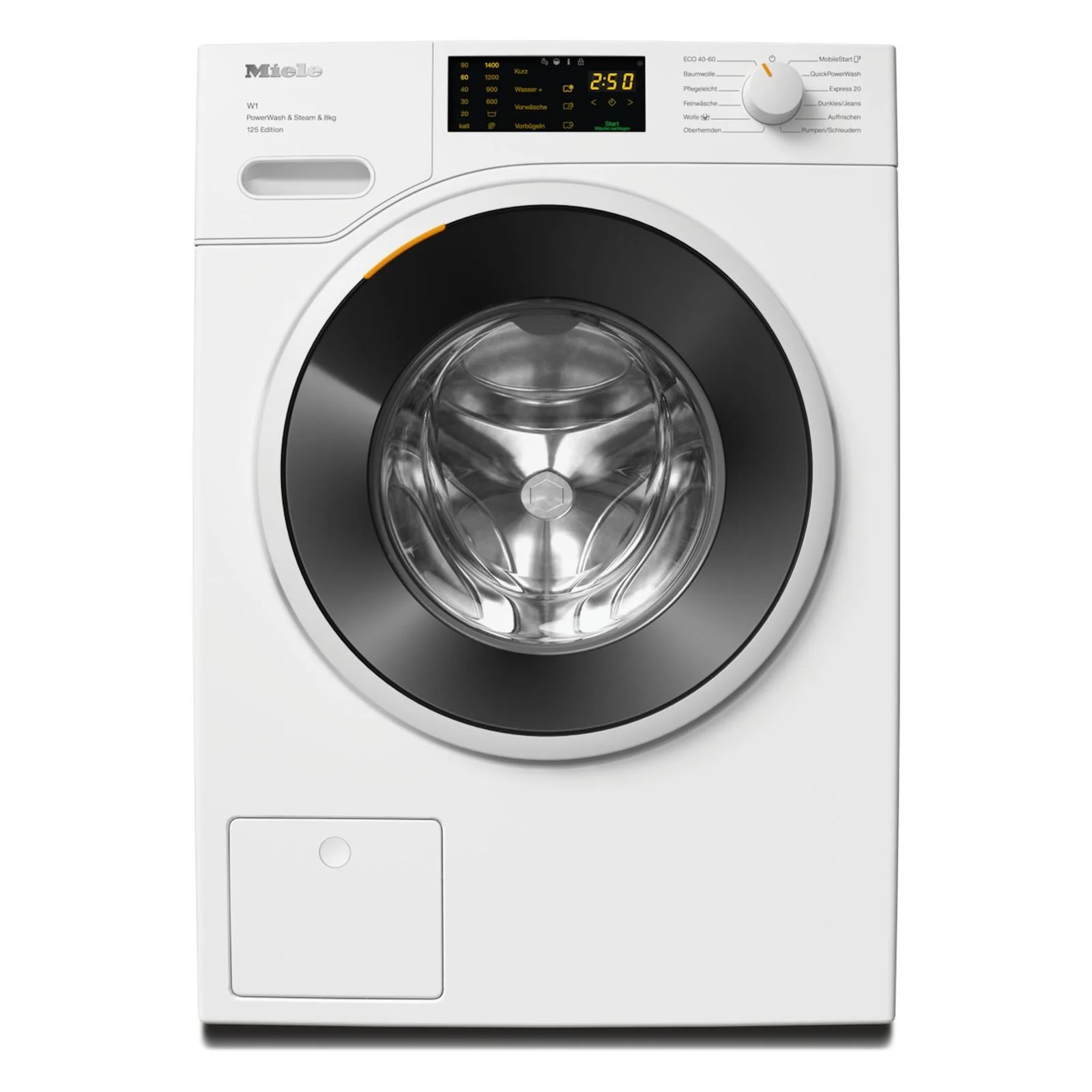 Lave-linge frontal Miele WWB380 WPS 125 Edition (2025), 8 kg, 1400 tr/min, blanc