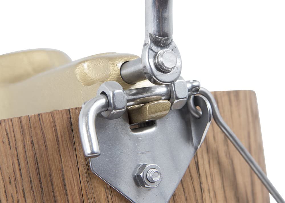 Rustik 6-pint isboks – Klassisk trækube – Håndsving