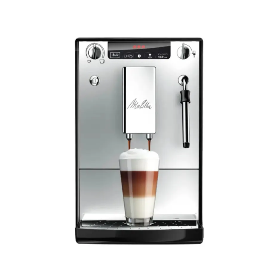 2025 Melitta Caffeo Solo & Milk E 953-202 fuldautomatisk kaffemaskine. Sølv