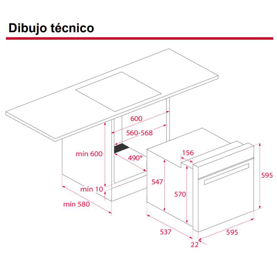 Teka HBE435 Konventioneller Mehrzweckbackofen