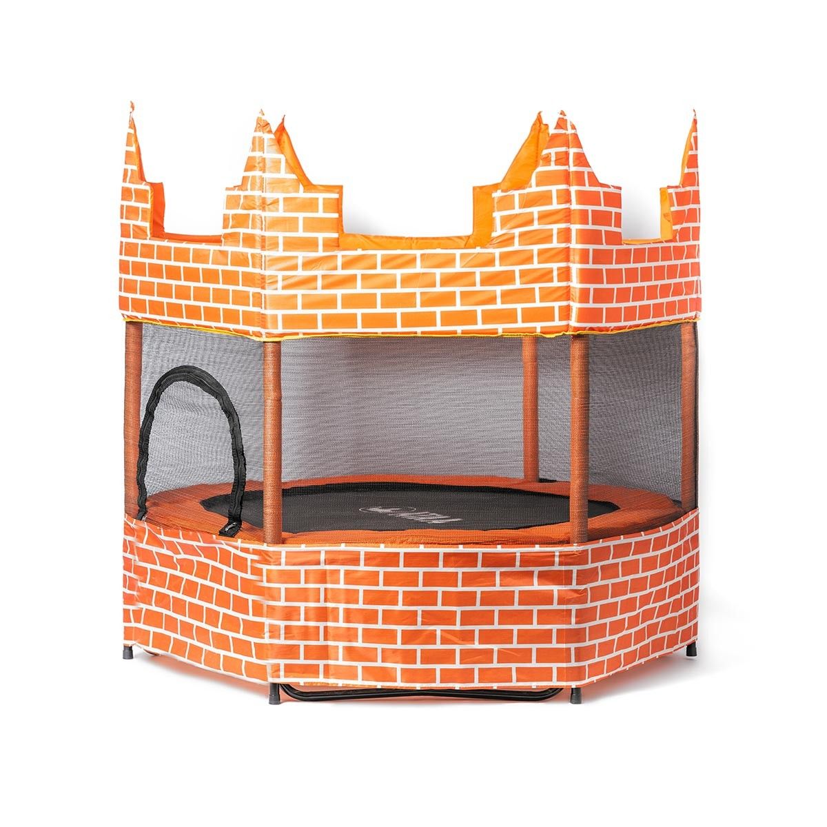 Orange Castle Trampolin – Outdoor-Spiele und Spielzeug für Kinder