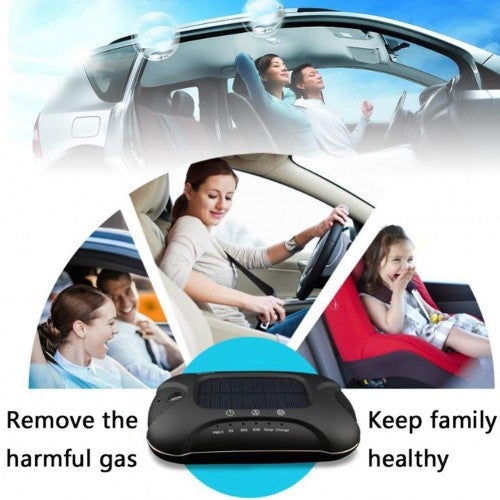 Purificateur d'air MAG.AL avec diffuseur d'arômes, brumisateur automatique, éliminateur de PM 2,5, purificateur d'air pour voiture avec humidificateur d'air frais USB et filtre HEPA, blanc