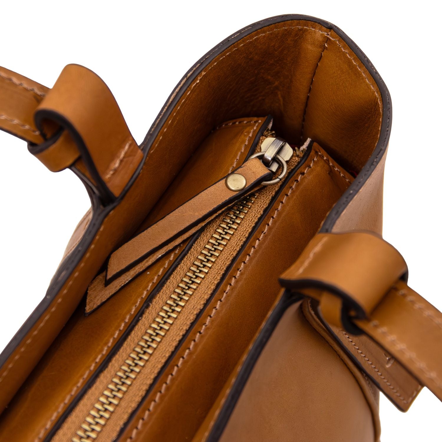 Libra - Long handle leather tote bag | TL142562