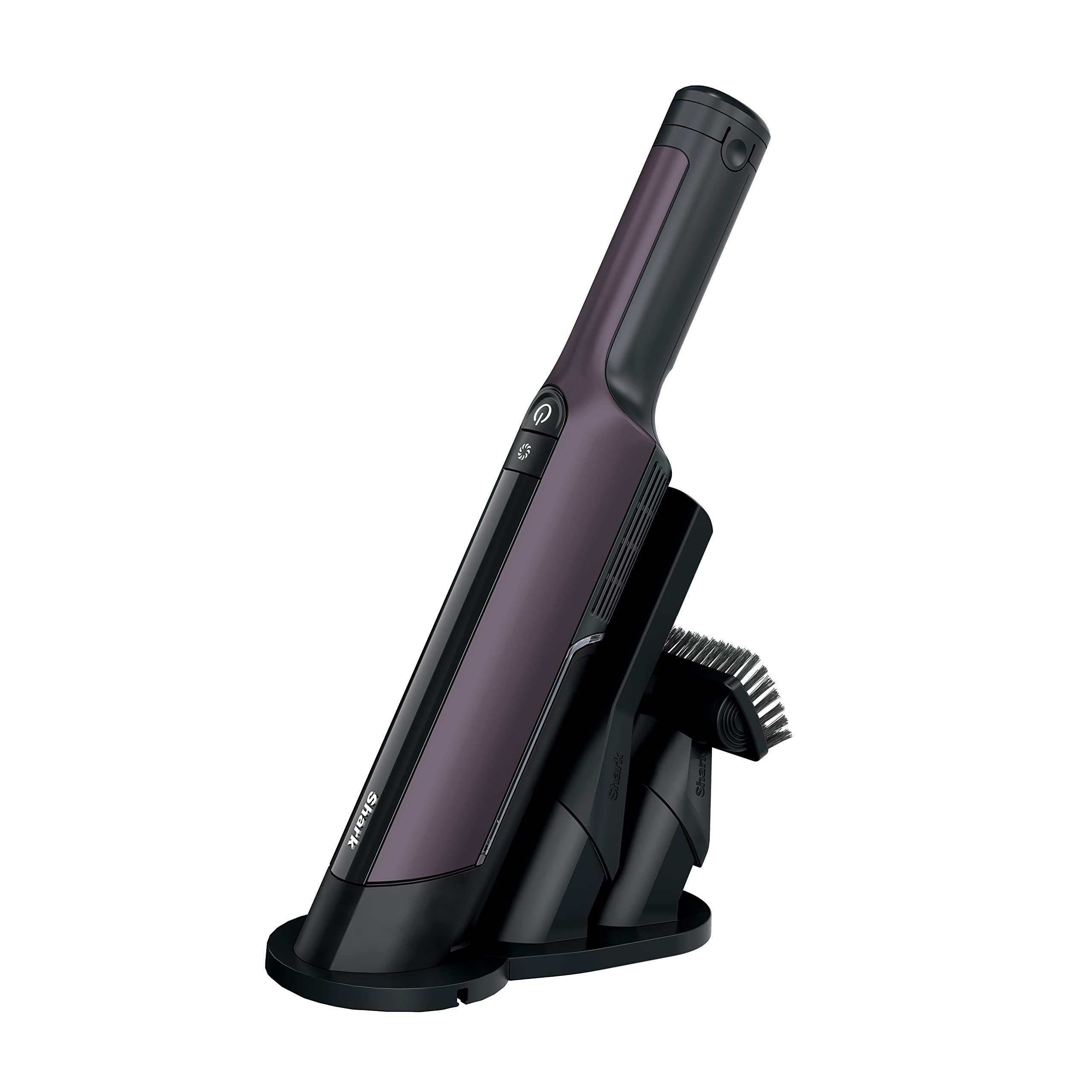 Aspirateur à main sans fil Shark WV410PR WANDVAC (2025). Ultra-léger et portable, il offre une aspiration puissante et des accessoires pour le soin des animaux. Conçu pour la voiture et la maison. Violet.