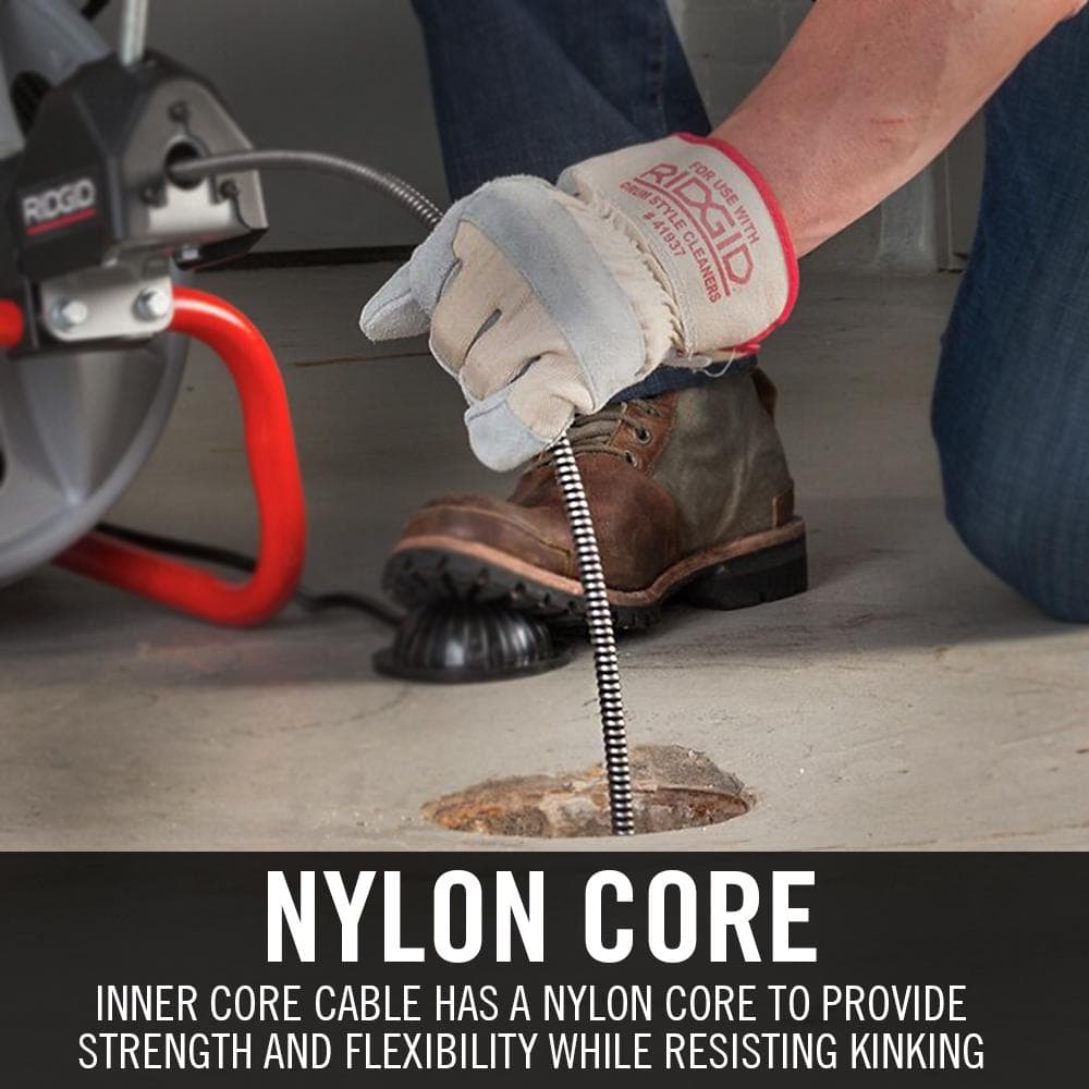 Câble de remplacement 2025 C-32 IC à âme interne pour machine de nettoyage de canalisations K-3800 - 3/8 x 75 pi. Catalogue 37847