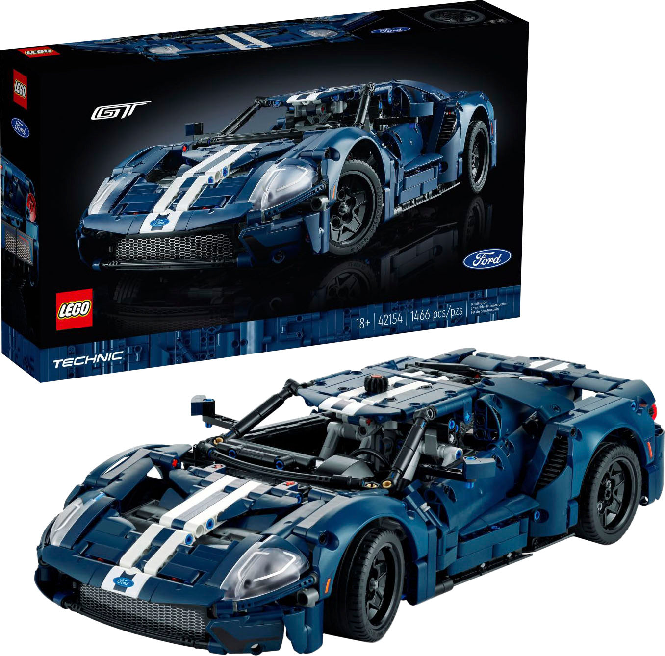 LEGO Technic 2022 Ford GT bilmodel til voksne 42154