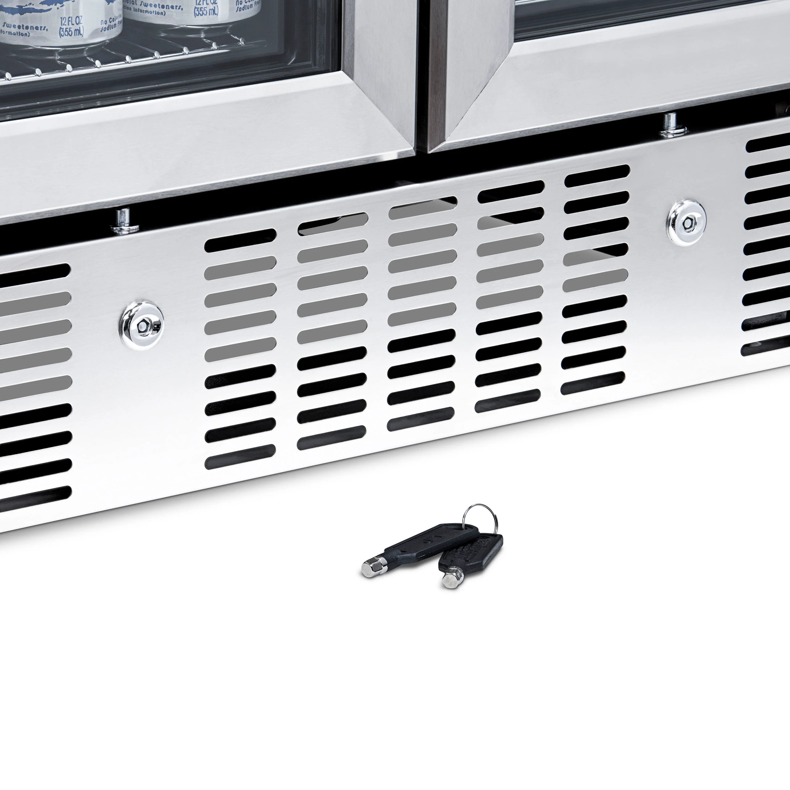 2025 Newair® Indbygget køleskab med dobbelt zone til 58 dåser og 18 flasker - 24