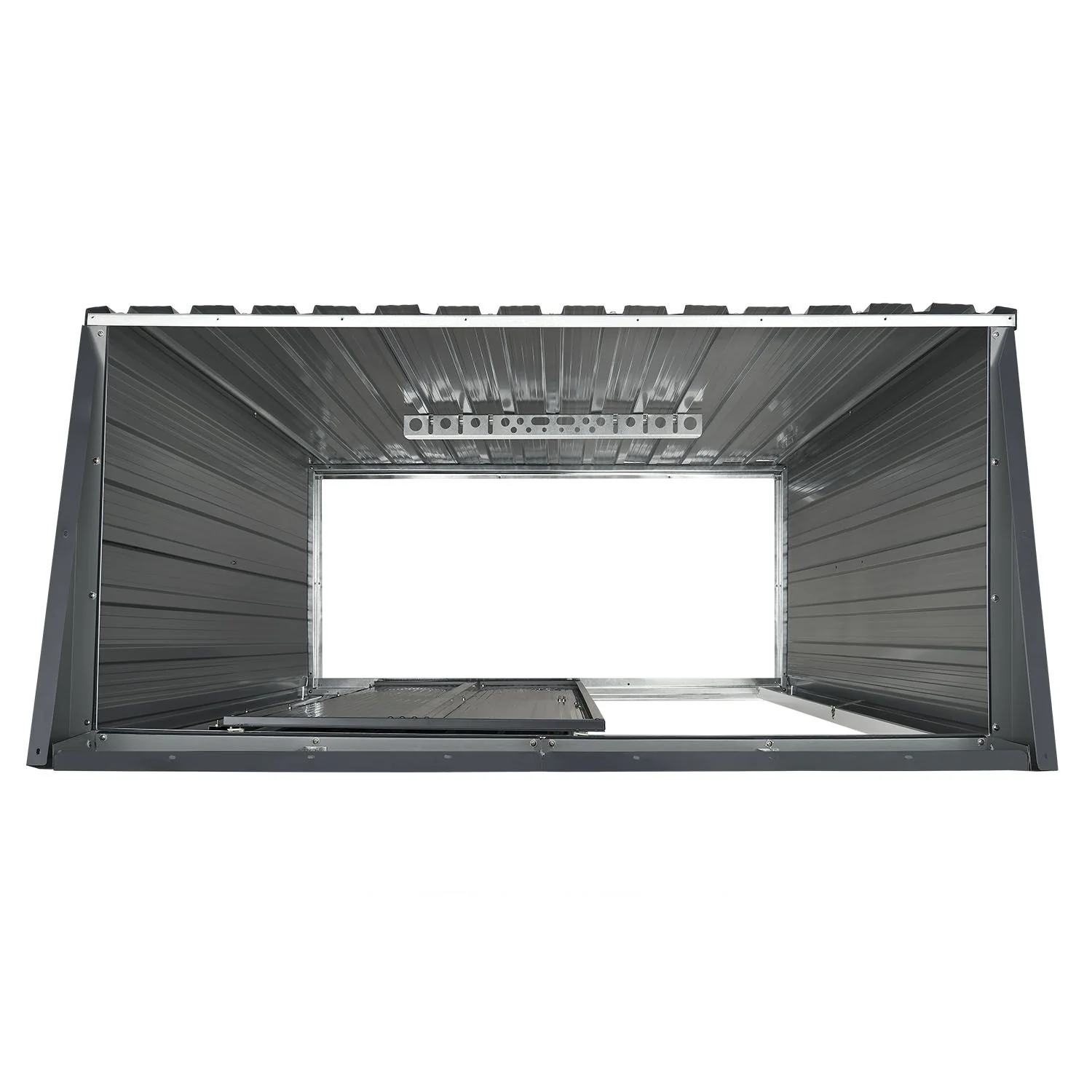 Abri de jardin métallique 2025 S avec toit incliné