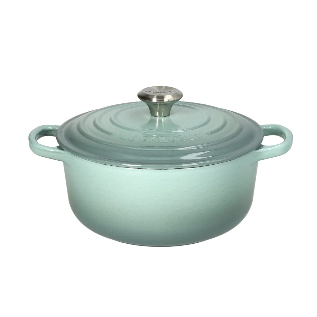2025 Le Creuset - Signature Sea Salt rund cocotte 28 cm 6,7 l
