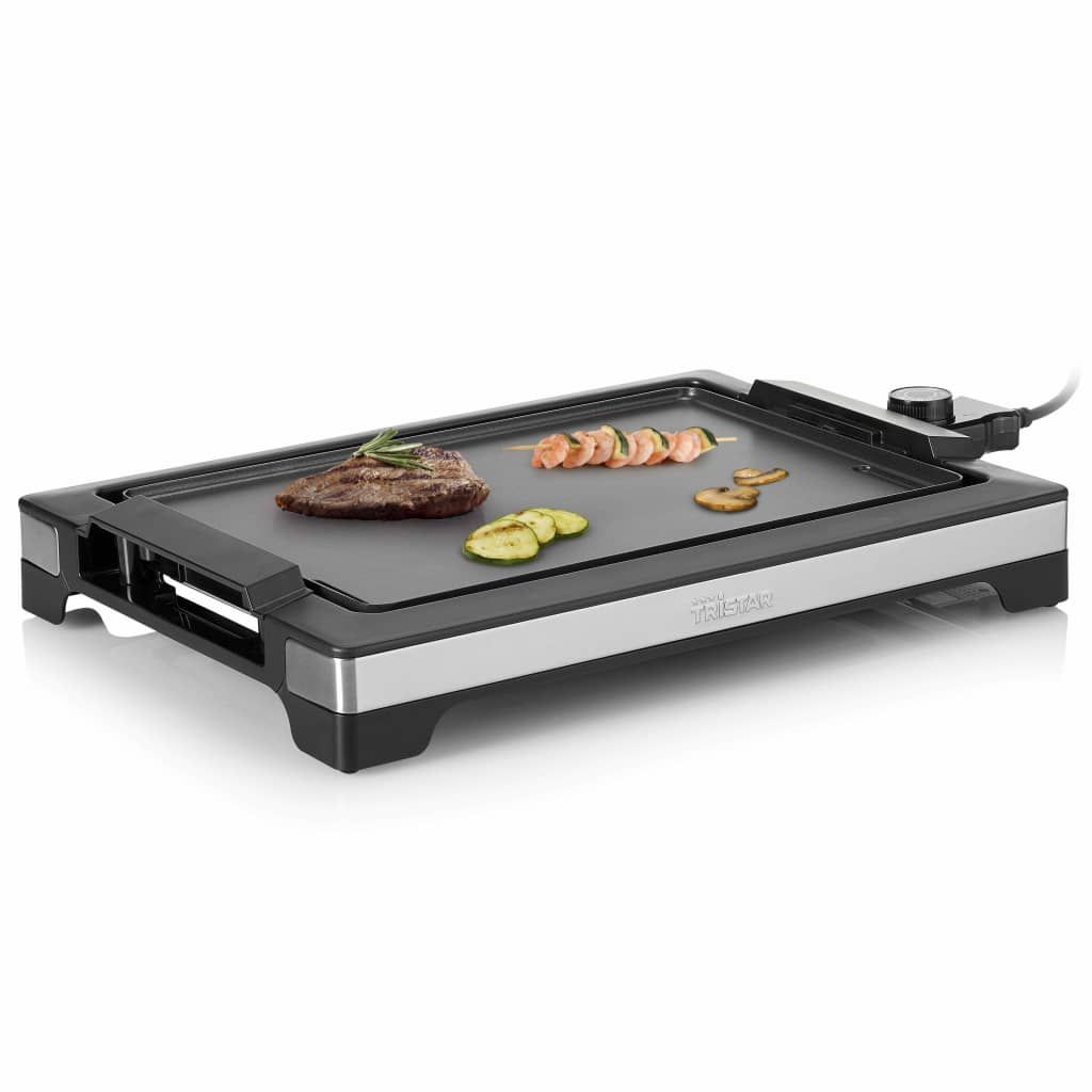 Tristar Elektrische Küchengrillplatte 2000W Schwarz 37x25cm