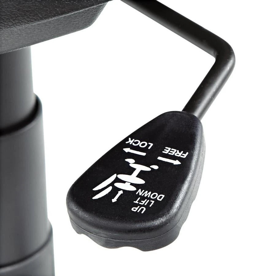 Fauteuil de bureau pivotant/inclinable en cuir noir Alera Interval Series 2025