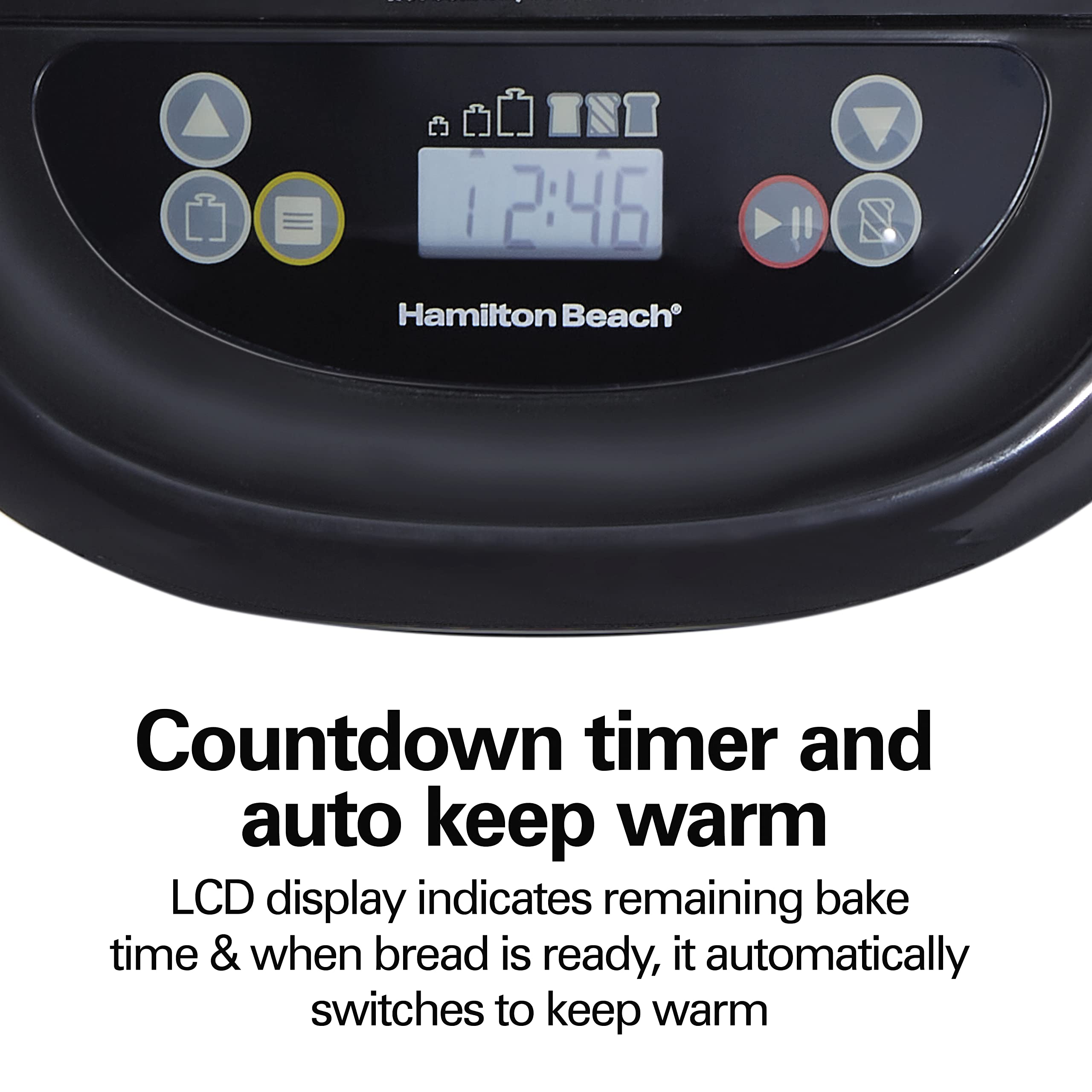 Machine à pain sans gluten Hamilton Beach en acier inoxydable 2025 (réf. 29985)