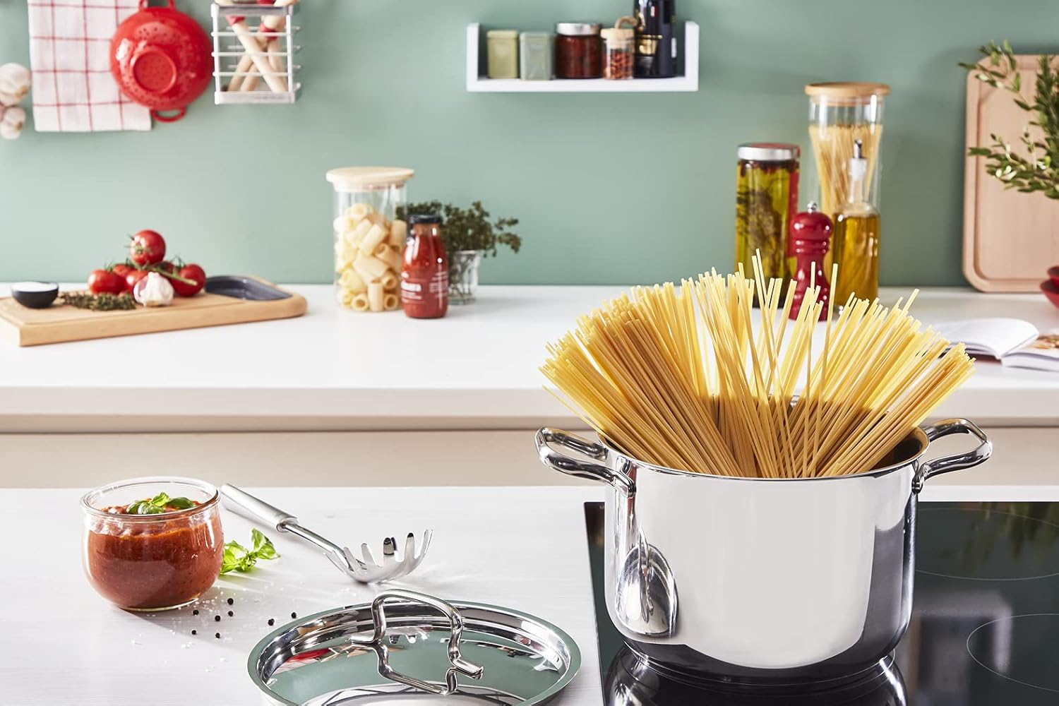 Lagostina Sfiziosa 24-teiliges Kochgeschirr-Set, Edelstahl, Silber