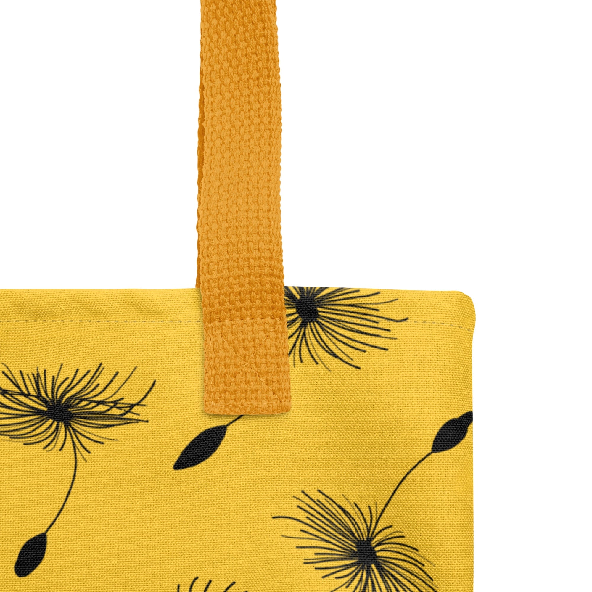 Yellow Dandelion Tote Bag