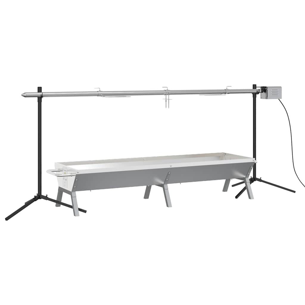 Automatisches Grillset und Edelstahlblech von VidaXL