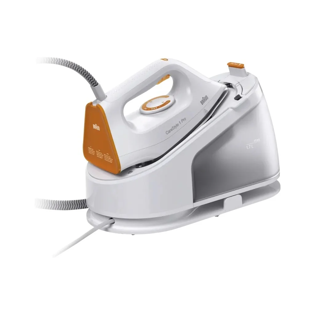 2025 Braun CareStyle 1 Pro IS 1511 WH Hvid/Orange Dampstrygestation