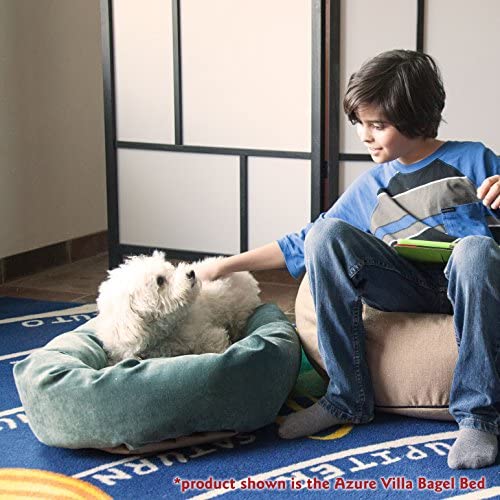 Majestic Pet Villa Bagel Hundeseng | Beroligende donutformet seng, flere størrelser og farver