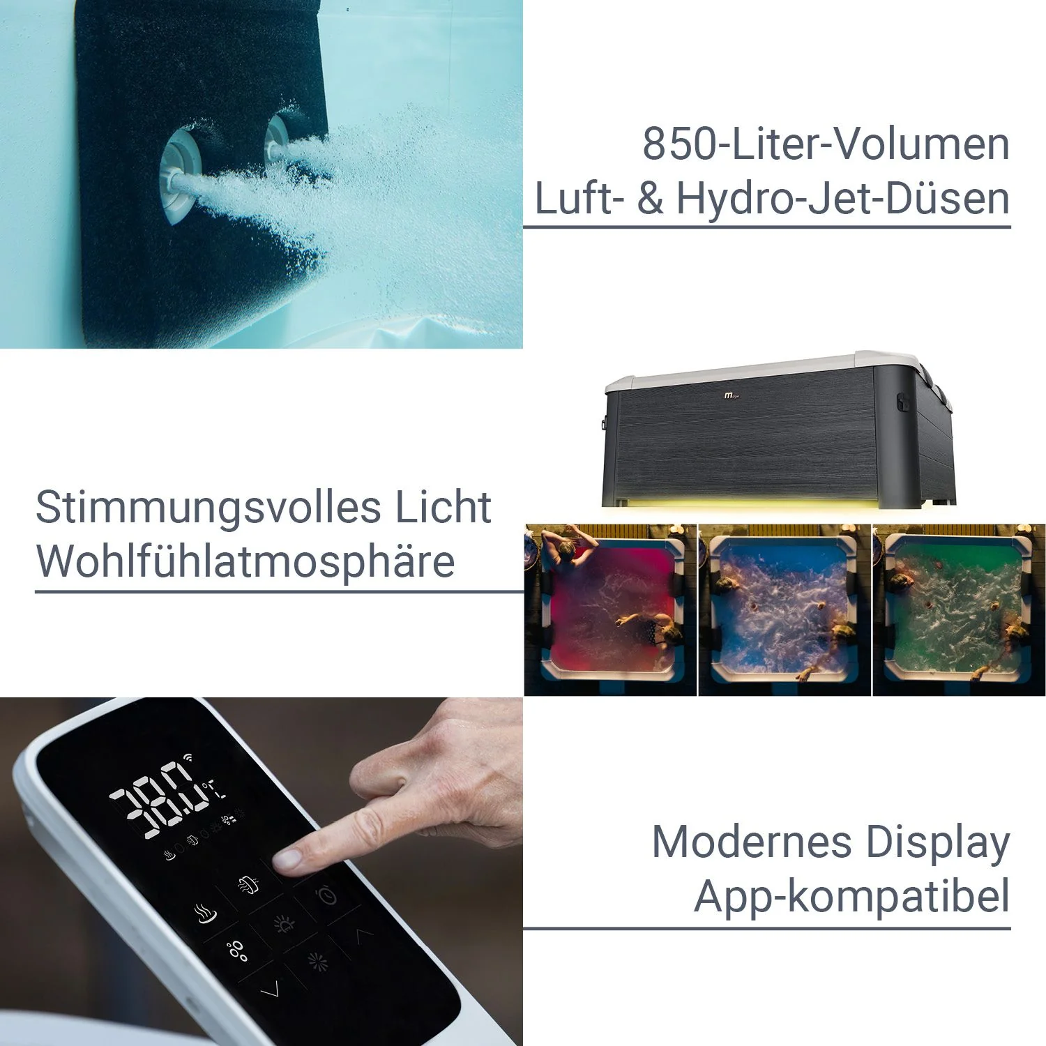 Spa Whirlpool Oslo 2025 avec éclairage LED