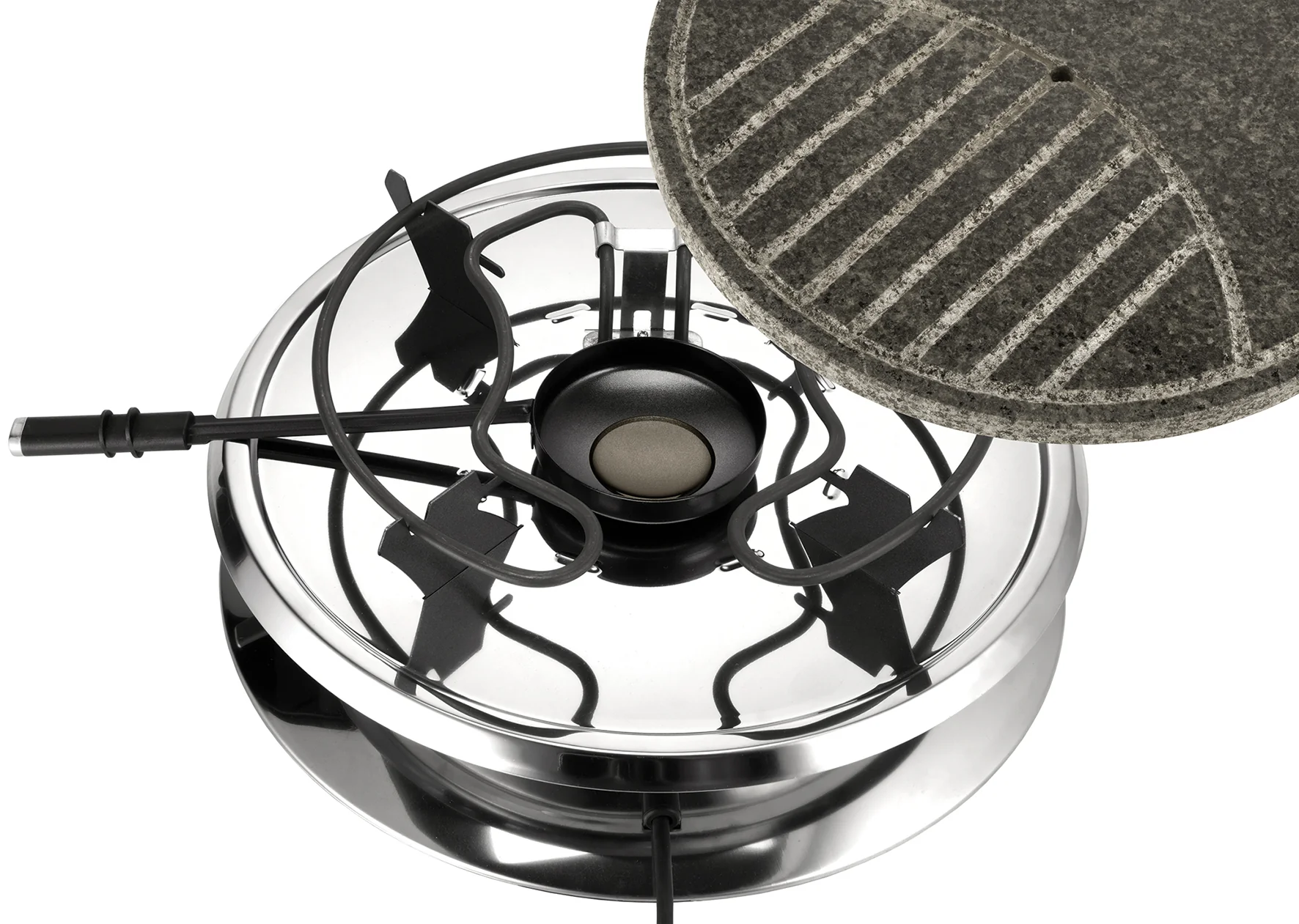 Appareil à raclette multifonction 4 en 1 avec livre de recettes (2025)