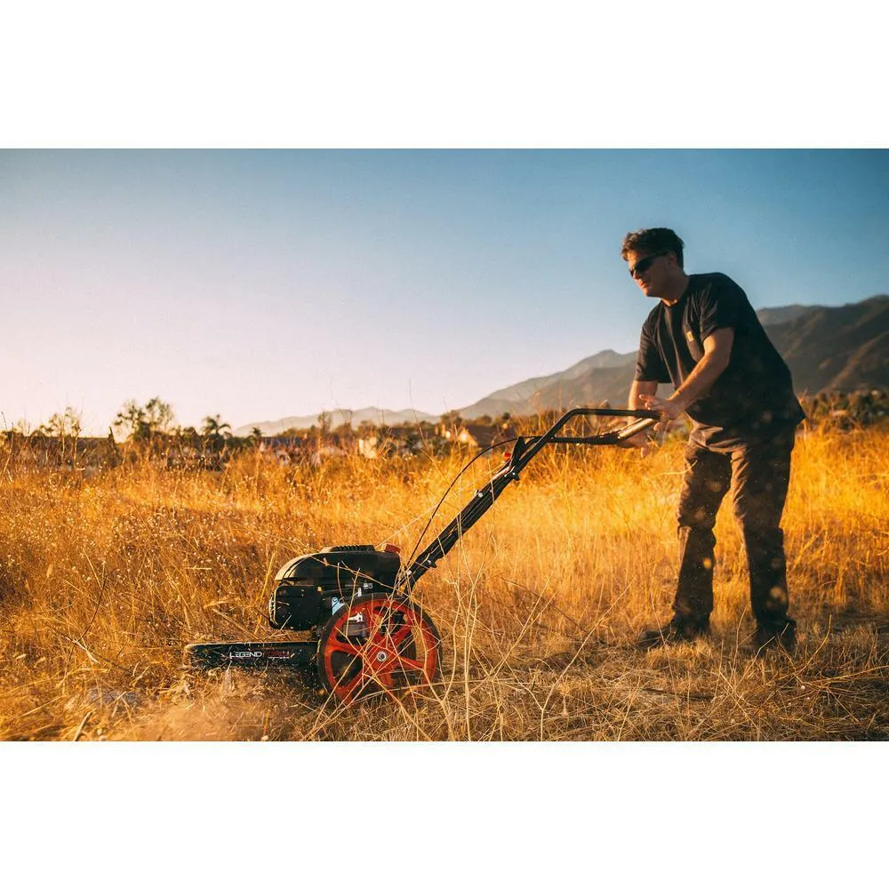 Débroussailleuse poussée Legend Force avec lame de 56 cm et moteur de 173 cm3