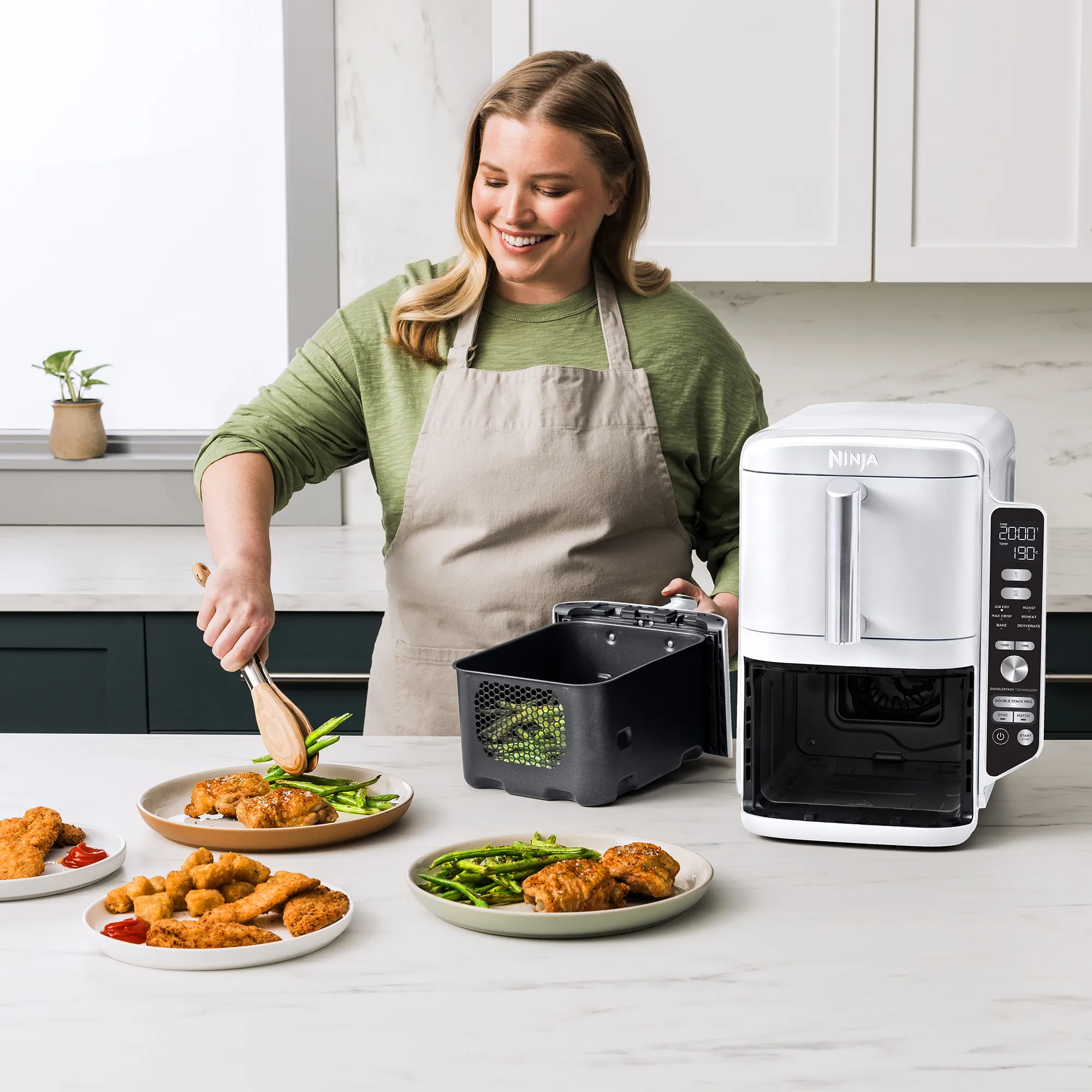 2025 Ninja DoubleStack™ XXXL 9,5L airfryer med 2 skuffer