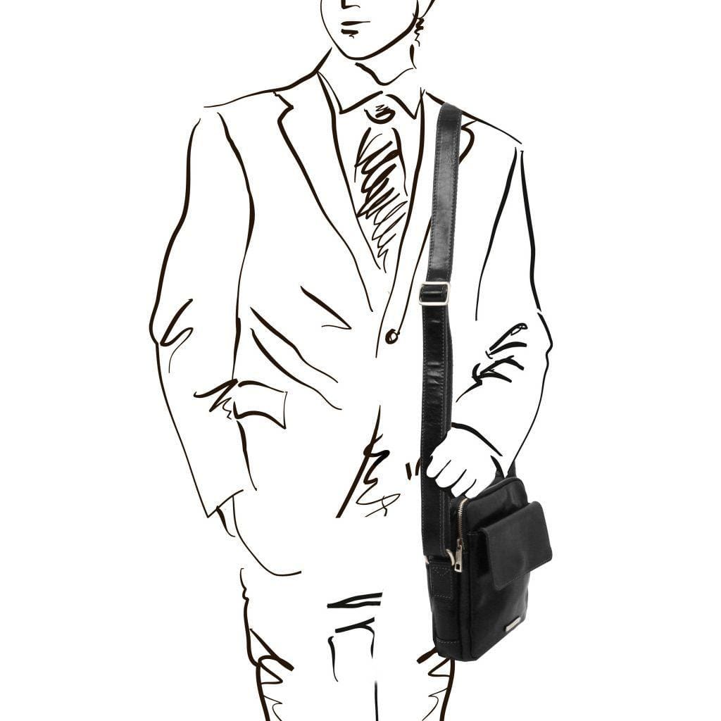 Larry - Leather Crossbody Bag | TL141915