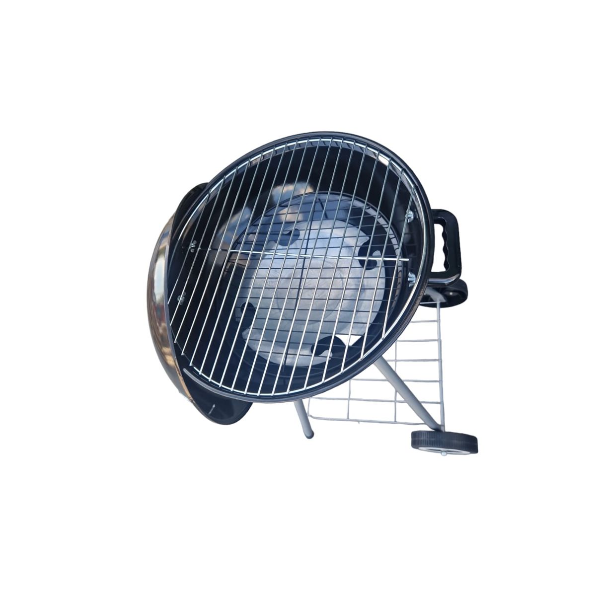 Elecsan Holzkohlegrill 18,5 Zoll mit Rädern und Deckel