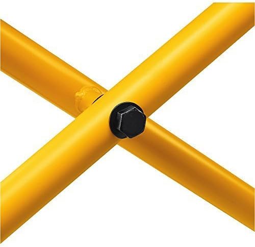 Gehrungssägenständer mit Rollen DWX726 (Modelljahr 2025). Gelb.