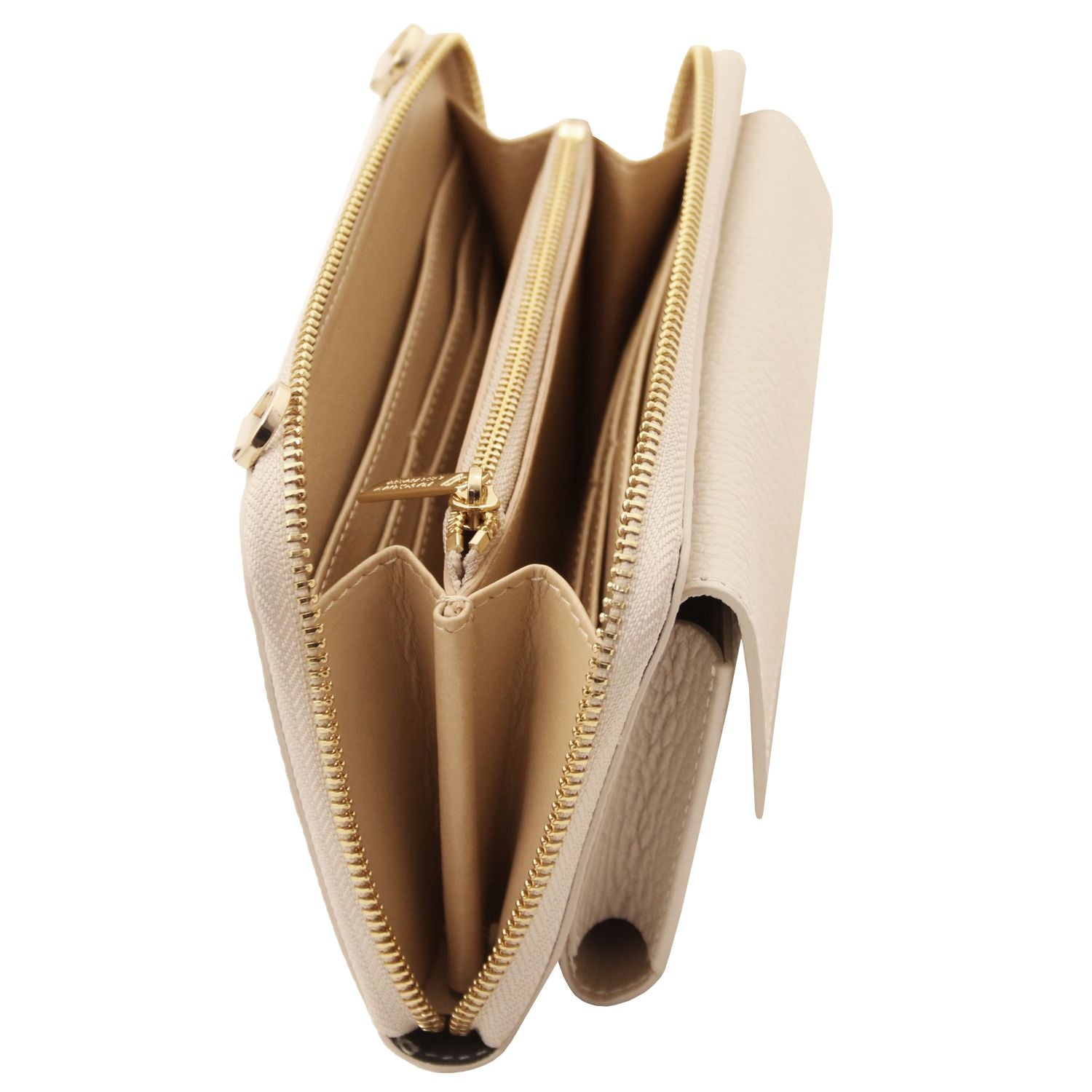 Urania - Leather phone wallet with strap | TL142433