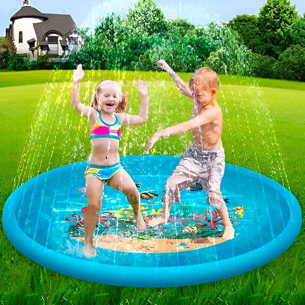 Splashyfun Wasserbrunnenmatte – Wasserspaß für Kinder
