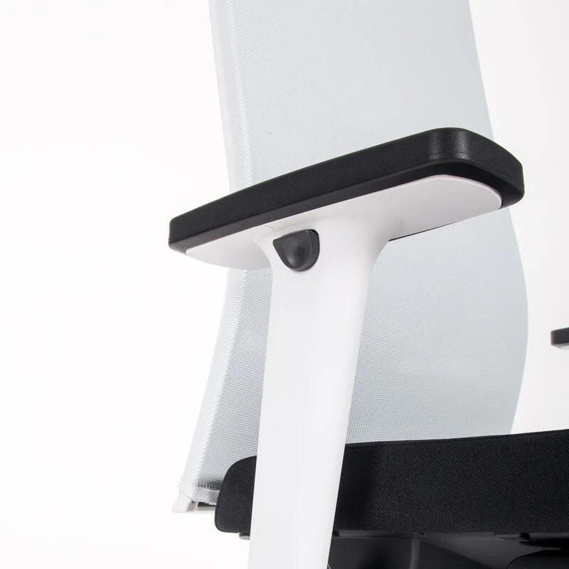 Agilis Matrix MT12 2025 Langsam verstellbarer ergonomischer Bürostuhl mit Netzrückenlehne, Sonderedition, Reines Schwarz