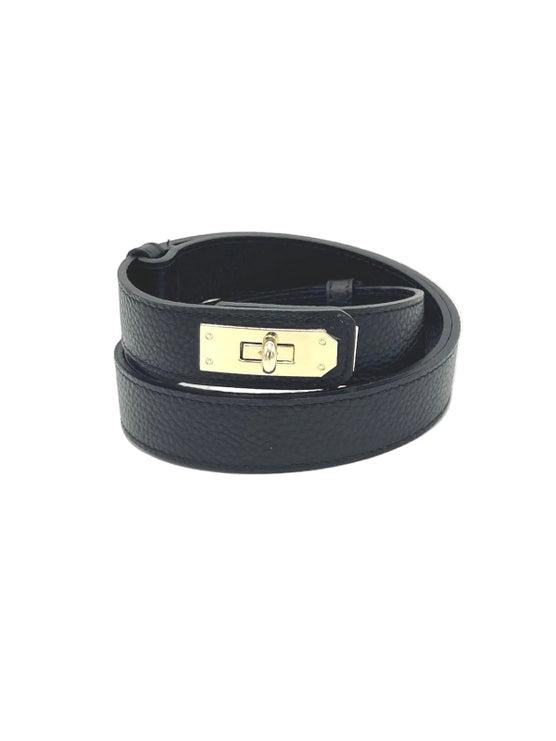 Women’s Adjustable Skinny Leather Belt – Handcrafted in Italy