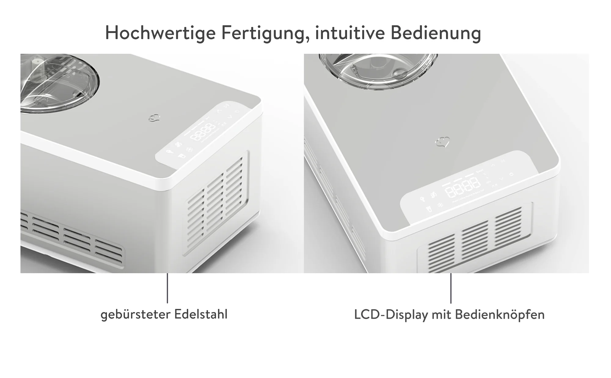 2025 Elisa 2,0 liters køleskab – sort eller sølv