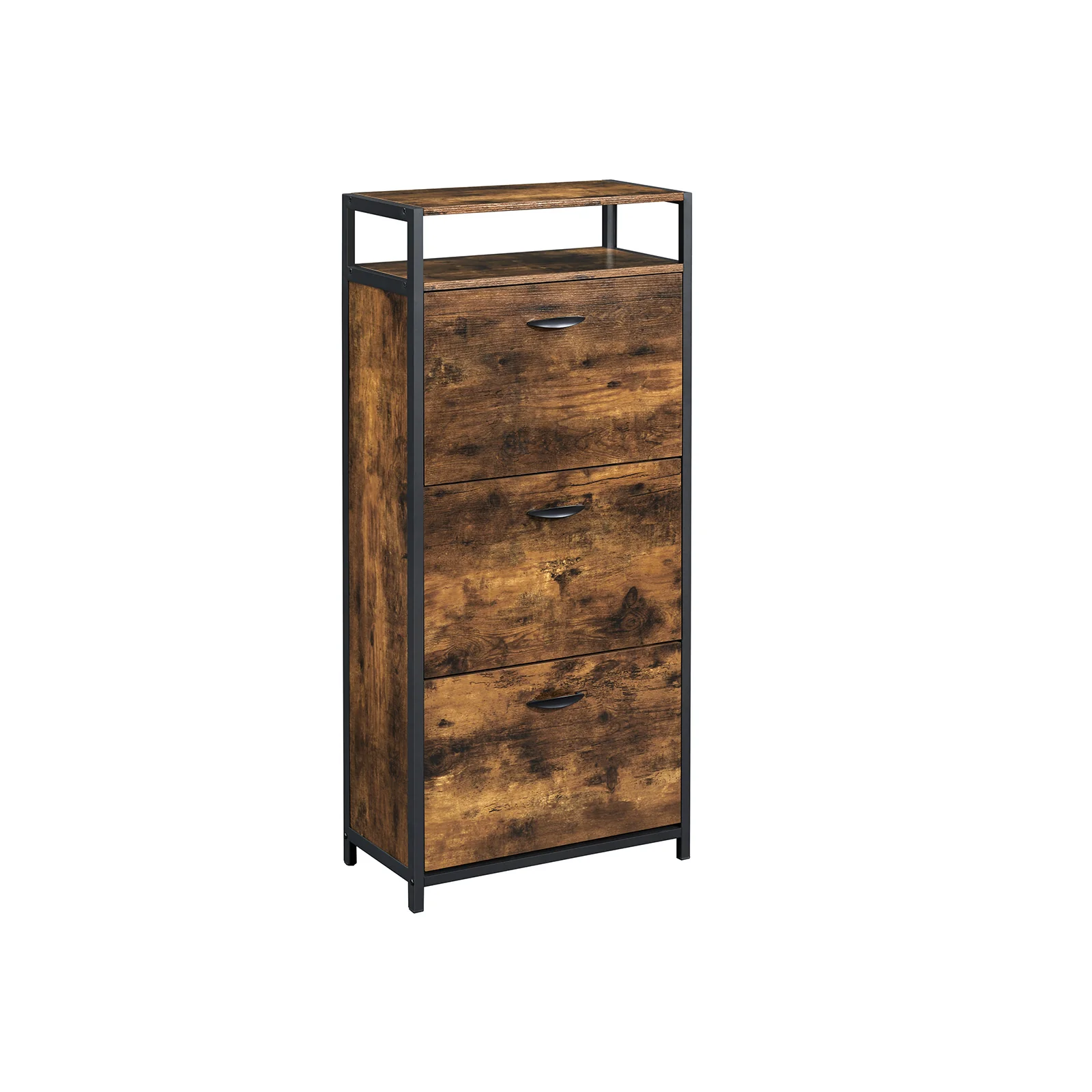 Rustikt brunt og sort skoskab