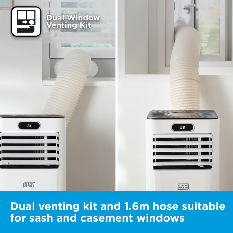 Climatiseur mobile intelligent Black+Decker BXAC40024GB 7000 BTU (2025)